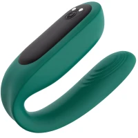 Sensual M80 Luxusní silikonový masážní vibrátor, 9 vibrací, zelená