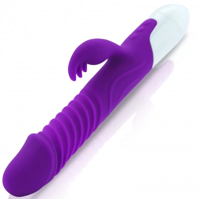 Sensual Vibrátor 12 vibrací, 3 režimi, 23 cm fialová