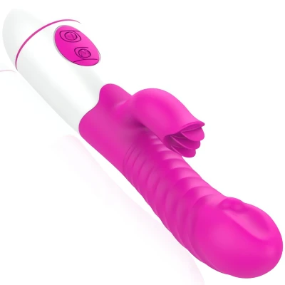 Sensual W36-7 Vibrátor, 30 režimů, 19 cm světle růžová