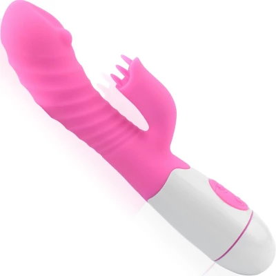 Sensual W36-7 Vibrátor, 30 režimů, 19 cm světle růžová