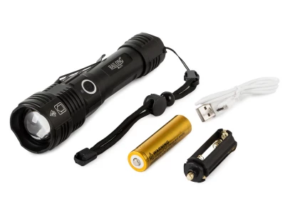 BAILONG 08318 Svítilna LED 4 barvy , IPX-5, 200 m