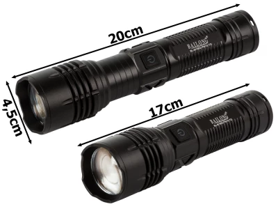 BAILONG 08327 Svietidlo LED CREE PM10-TG, IPX-5, 600 m