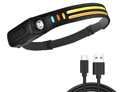 Bailong 08353 LED Čelovka COB, XPE, černá