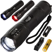 BAILONG 08359 Svítilna LED Q3, T6, L2, 3 barvy svícení, IPX4, 300 m
