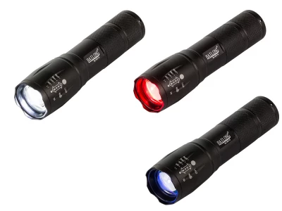 BAILONG 08359 Svítilna LED Q3, T6, L2, 3 barvy svícení, IPX4, 300 m