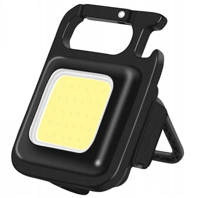 Bailong 08368 Svítilna LED COB na klíče s otvírákem