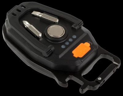 Bailong 08370 Svítilna LED COB na klíče s otvírákem, magnet