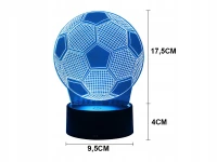 Verk 12296 LED lampa Fotbal s dálkovým ovládáním