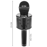 Izoxis 22189 Karaoke bluetooth mikrofón čierna