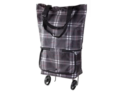 Verk 24140 Nákupná taška na kolieskach 50 x 27 cm šedá