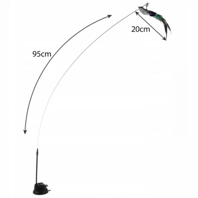 Purlov 22099 Škrabadlo pre mačky s prísavkou 95 cm