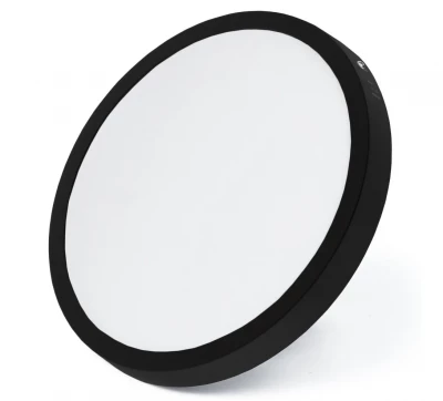 LEDLIGHT 2598 Stropné LED svietidlo 18 W, 1650lm, 3000K (teplá biela), 21,3 cm čierna