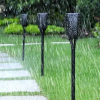 LEDLIGHT 2584 Zahradní solární pochodeň 12 LED, 1.2V, IP44, 51 cm 1 ks