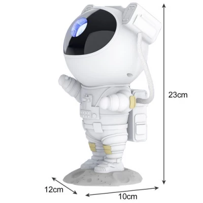 Izoxis 21857 Astronaut projektor nočnej oblohy, polárna žiara a hviezd, diaľkové ovládanie