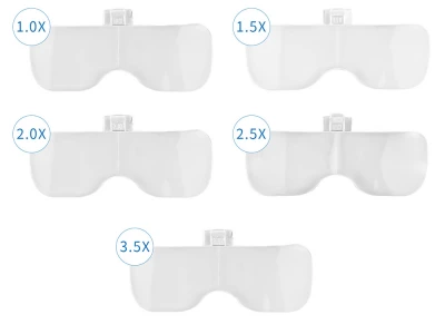 Verk 09135 Náhlavní lupa s LED osvětlením (1x, 1,5x, 2x, 2,5x ,3,5x)