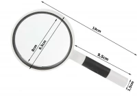 Verk 09185 Čitateľská lupa 80 mm, zväčšenie 10x