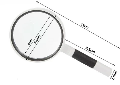 Verk 09185 Čitateľská lupa 80 mm, zväčšenie 10x