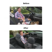 Verk 10077 Odpadkový koš do auta černá