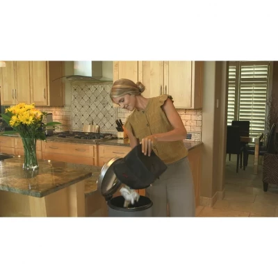 Verk 10077 Odpadkový koš do auta černá