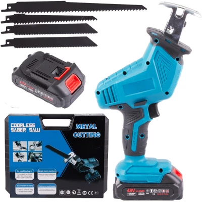 Verk 11380 Přímočará elektrická pila AKU, 1.3Ah, 21V, 4 x čepel