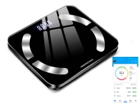 Verk 17086 Analytická osobná váha Bluetooth 180 kg čierna