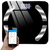 Verk 17086 Analytická osobná váha Bluetooth 180 kg čierna