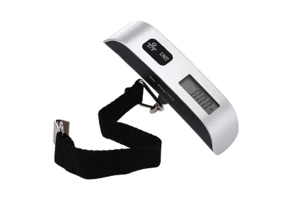 Verk 17095 Digitální závěsná váha na zavazadla s teploměrem 50Kg/10g
