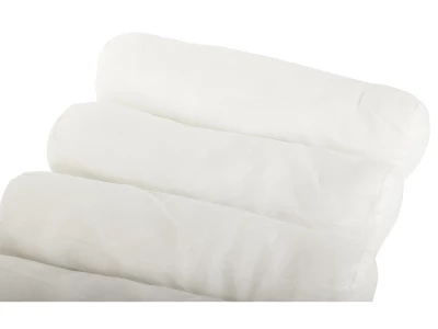 Verk 24409 Ergonomický vankúš pre podporu chrbta 55 x 33 x 7 cm biela