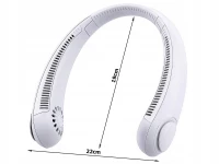 Verk 24418 Prenosný mini ventilátor na krk biela