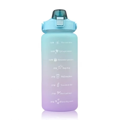 Foxter 2572 Láhev na vodu s denním pitným režimem 1500 ml modrofialová