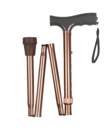 Foxter 1022 Skládací hůl hliník 92 cm hnědá