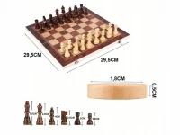 Verk 18277 Šachy dřevěné 3 v 1