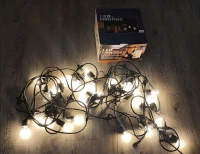 Verk 12301 LED Venkovní dekorační řetěz girlanda 10 žárovek, IP44, 10 m