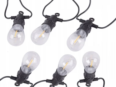 Verk 12301 LED Venkovní dekorační řetěz girlanda 10 žárovek, IP44, 10 m