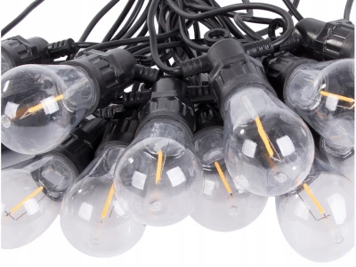 Verk 12301 LED Venkovní dekorační řetěz girlanda 10 žárovek, IP44, 10 m