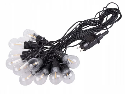 Verk 12301 LED Venkovní dekorační řetěz girlanda 10 žárovek, IP44, 10 m