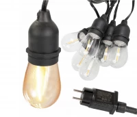 Verk 12300 LED Venkovní dekorační řetěz girlanda 15 žárovek, IP44, 15 m