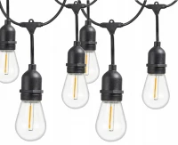 Verk 12300 LED Venkovní dekorační řetěz girlanda 10 žárovek, IP44, 10 m