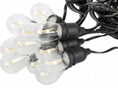 Verk 12300 LED Venkovní dekorační řetěz girlanda 10 žárovek, IP44, 10 m