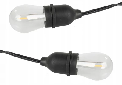 Verk 12300 LED Venkovní dekorační řetěz girlanda 10 žárovek, IP44, 10 m