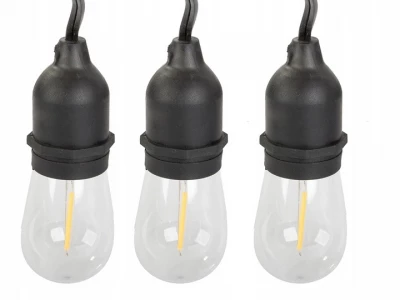 Verk 12300 LED Venkovní dekorační řetěz girlanda 10 žárovek, IP44, 10 m