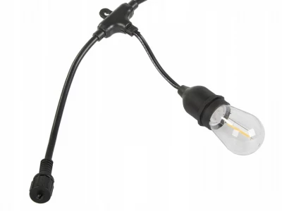 Verk 12300 LED Venkovní dekorační řetěz girlanda 10 žárovek, IP44, 10 m