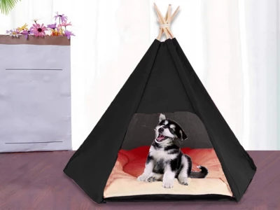 Verk 19377 Jeskyňka teepee 55 x 65 x 55 cm černá