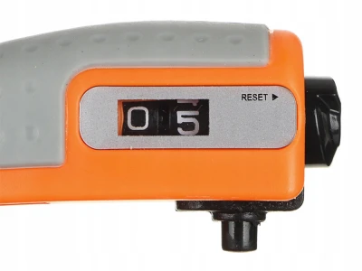 Verk 14444 Posilovač zápěstí, prstů a rukou s počítadlem 10 - 60 kg oranžová