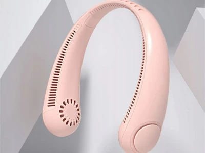 Verk 24418 Prenosný mini ventilátor na krk ružová