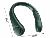 Verk 24418 Přenosný mini ventilátor na krk zelená
