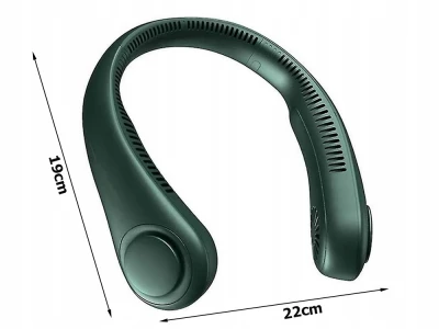 Verk 24418 Přenosný mini ventilátor na krk zelená