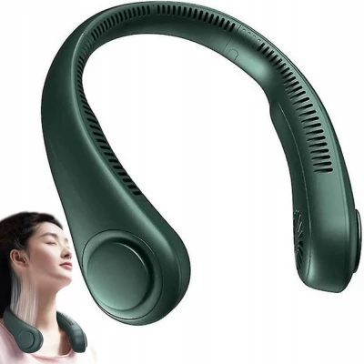 Verk 24418 Přenosný mini ventilátor na krk zelená