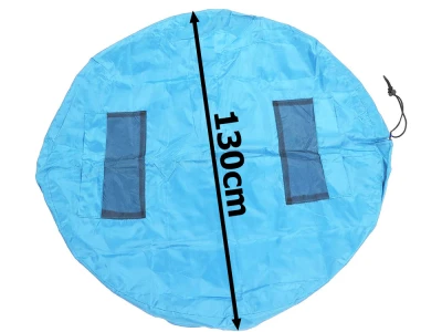 Verk 01927 Hrací deka, vak na hračky 150 cm modrá