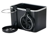 Verk 10082 Držák na nápoje, papírové kapesníky do auta béžová